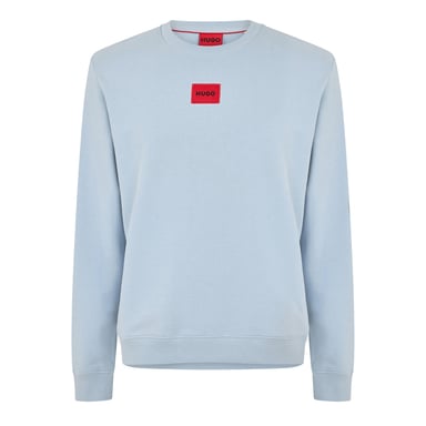 Hugo Mens Diragol Crew Neck Sweatshirt (Light Blue)