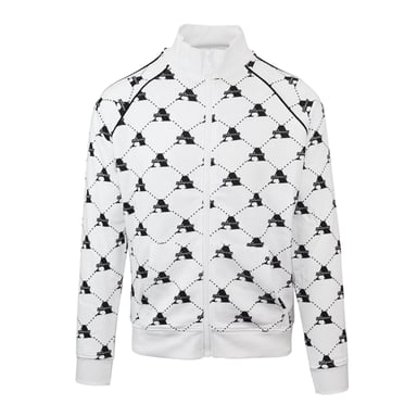 Aquascutum Mens Funnel Neck Raglan Track Jacket (White)
