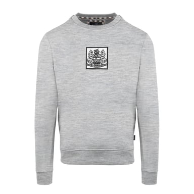 Aquascutum Mens Ribbed Sweatshirt (Grey)