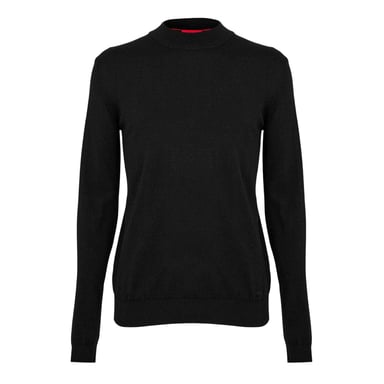 Hugo Boss Mens San Matteo-M Knitted Sweatshirt (Black)