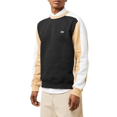 Lacoste Mens Colour Block Sweatshirt (Black)