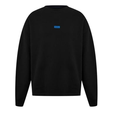 Hugo Mens Logo Sweatshirt (Black/Blue)