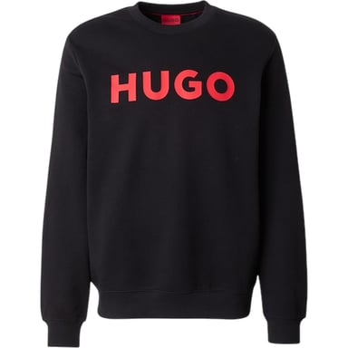 Hugo Mens Contrast Logo French Terry Sweatshirt (Black)