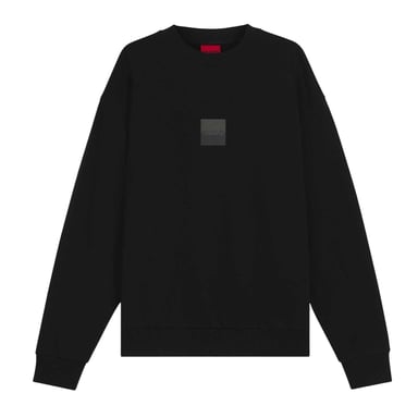 Hugo Mens Logo Drop Shoulder Regular Sweatshirt (Black)