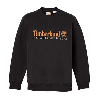 Timberland Mens Established 1973 Cotton Blend Sweatshirt (Black)