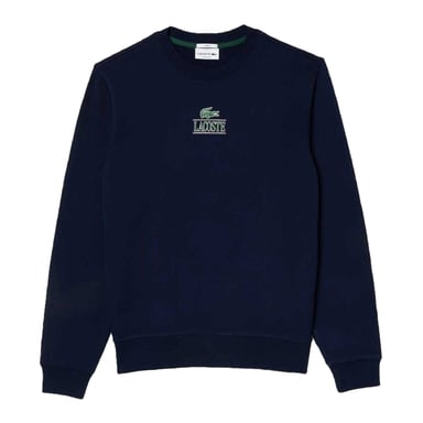 Lacoste Unisex Adult Logo Sweatshirt (Navy Blue)