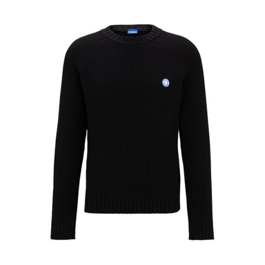 Hugo Unisex Adult Regular Raglan Jumper (Black)