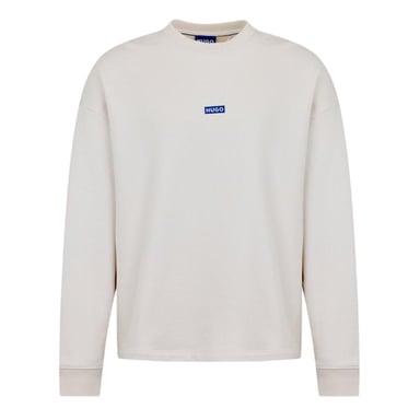 Hugo Mens Logo Sweatshirt (White/Blue)