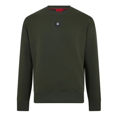 Hugo Mens Dettil Crew Neck Sweatshirt (Dark Green)