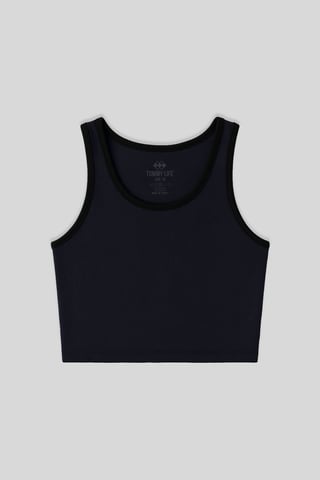 Ribbed Sleeveless Crop Top