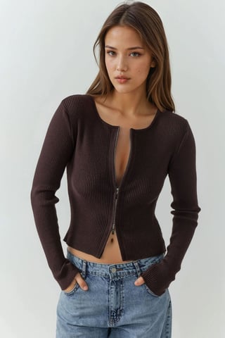 Sabrina Zip-tröja
