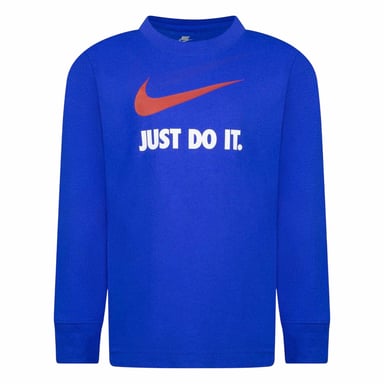 Nike Childrens/Kids Just Do It Swoosh Long-Sleeved T-Shirt (Game Royal)