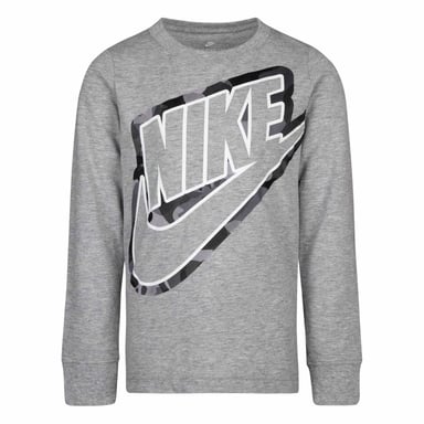 Nike Childrens/Kids Outline Camo Long-Sleeved T-Shirt (Dark Grey)