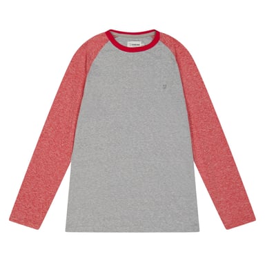 Farah Childrens/Kids Raglan Baseball T-Shirt (Orange)