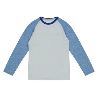 Farah Childrens/Kids Raglan Baseball T-Shirt (Blue)