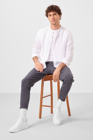 Men's Straight-leg Gabardine Chinos