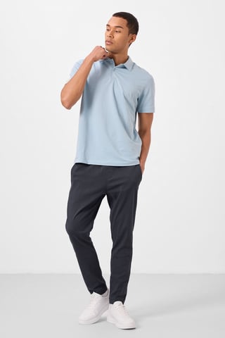 Men's Straight-leg Gabardine Chino Trousers