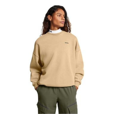 Under Armour Unisex Adult Crew Neck Oversized Sweatshirt (Brown)