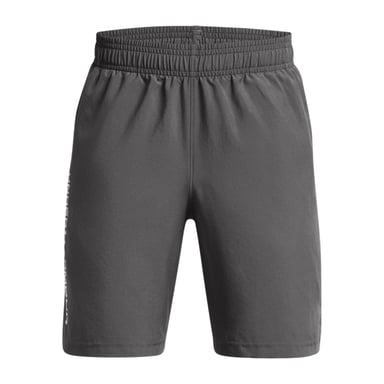 Under Armour Boys Tech Woven Wordmark Shorts (Grey)