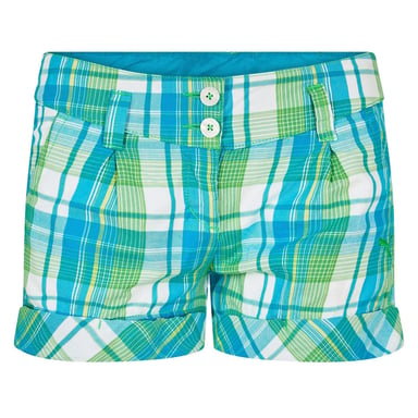 Puma Womens/Ladies Cotton Plaid Shorts (Green)