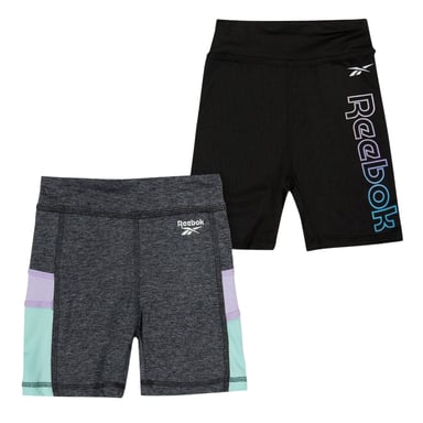 Reebok Girls Shorts (Pack of 2) (Midnight)