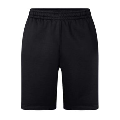 Off White Mens Fleece Relaxed Fit Sweat Shorts (Black/White)