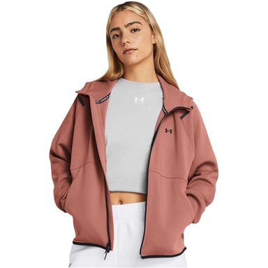 Under Armour Womens/Ladies Raglan Full Zip Hoodie (Pink Marl)