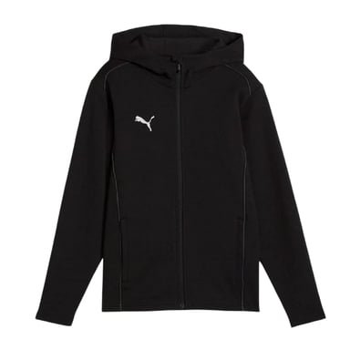 Puma Childrens/Kids TeamFINAL Casuals Hooded Jacket (Black)