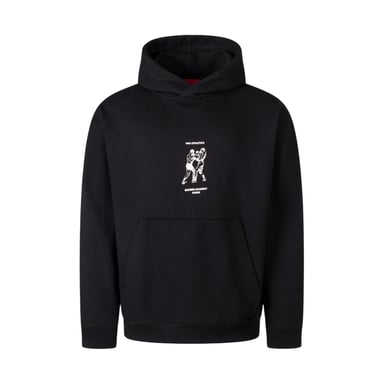 Hugo Unisex Adult Graphic Print Sweatshirt (Black)