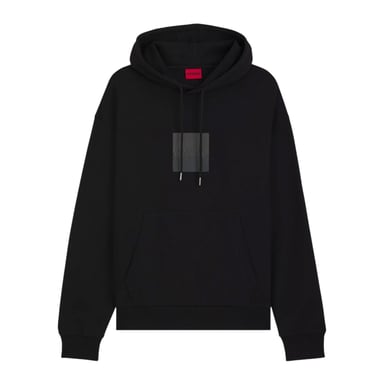 Hugo Mens Hooded Regular Drop Sleeve Hoodie (Black)