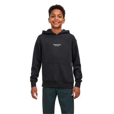 Jack And Jones Boys Jorvester Hoodie (Black)