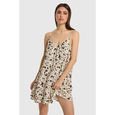 Alix The Label Animal a-line strap dress