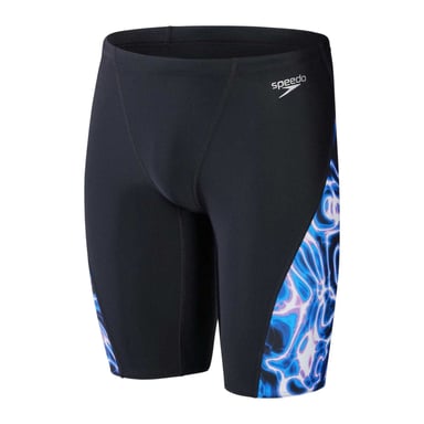 Speedo Mens Alov Digi Swimming Swim Shorts (Black/Blue)