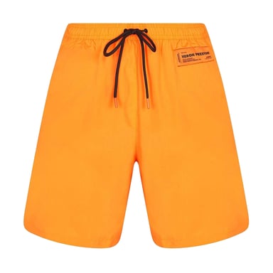 Heron Preston Mens Swim Shorts (Neon Orange)