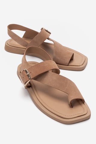 Curry Leather Slingback Sandal (Women)