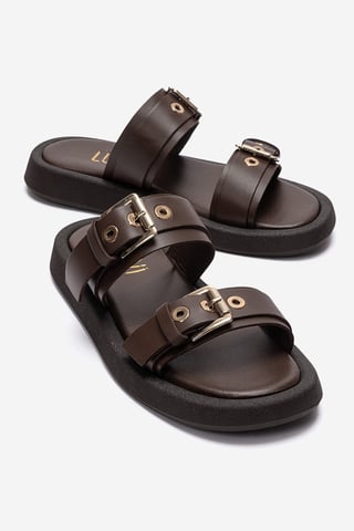 Dorel Läder Spänne Sandal (Dam)