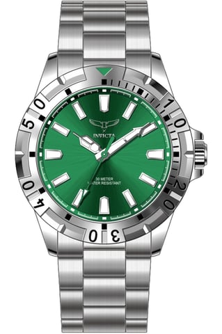 Invicta Specialty 69042 Men's Watch - Quartz Movement - Metal with Green Dial - 42 mm