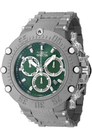 Invicta Subaqua 48192 Men's Watch - Quartz Movement - Titanium with Green Dial - 52 mm