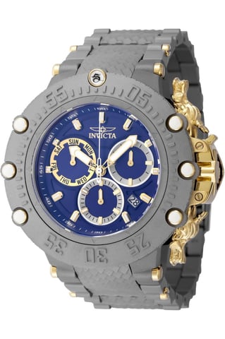 Invicta Subaqua 48193 Men's Watch - Quartz Movement - Stainless Steel with Blue Dial - 52 mm