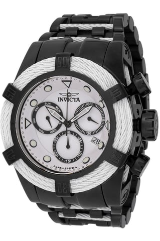 Invicta Bolt 48606 Men's Watch - Quartz Movement - Stainless Steel with White Dial - 53 mm