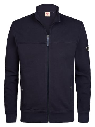 Petrol Industries - Waffle Cotton Zip Sweater ironcore Men - Blue