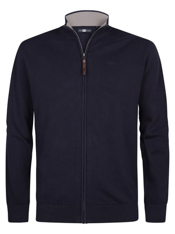 Petrol Industries - Full-zip knit cardigan ironridge Men - Blue