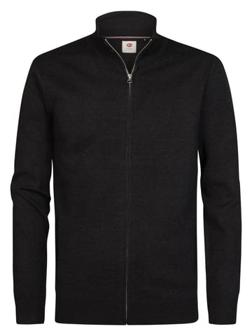 Petrol Industries - Melange Zip Cardigan ironfield Men - Black