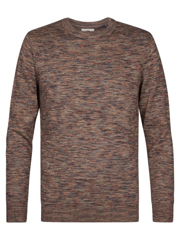 Petrol Industries - Marled Crew Neck Knit stonegate Men - Brown