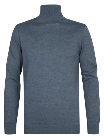 Petrol Industries - Fine-knit Turtleneck Vail Men - Blue