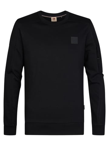 Petrol Industries - Textured Crew Neck Sweater fieldstone Men - Black