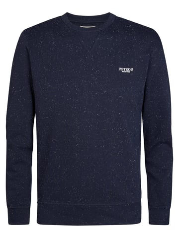 Petrol Industries - Melange Crew Neck Sweatshirt rosewood Men - Blue