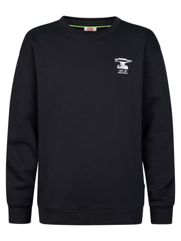 Petrol Industries - Graphic Print Sweater steelhill Boys - Black