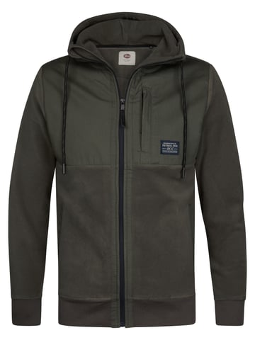 Petrol Industries - Hybrid Zip-Up Hoodie elmwood Men - Grey