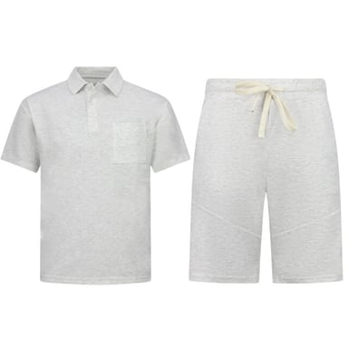 Enos Zomerset ribbed oversized polo shirt